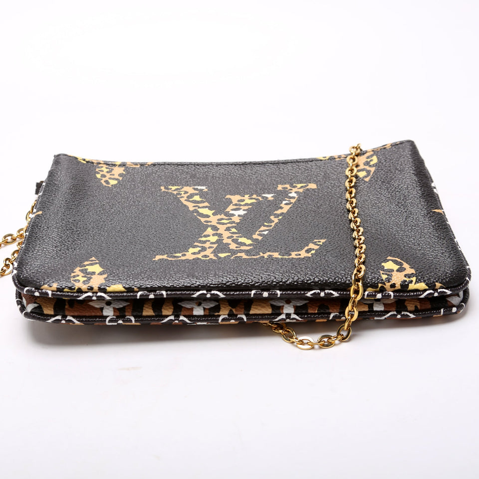 Double Zip Pochette Jungle