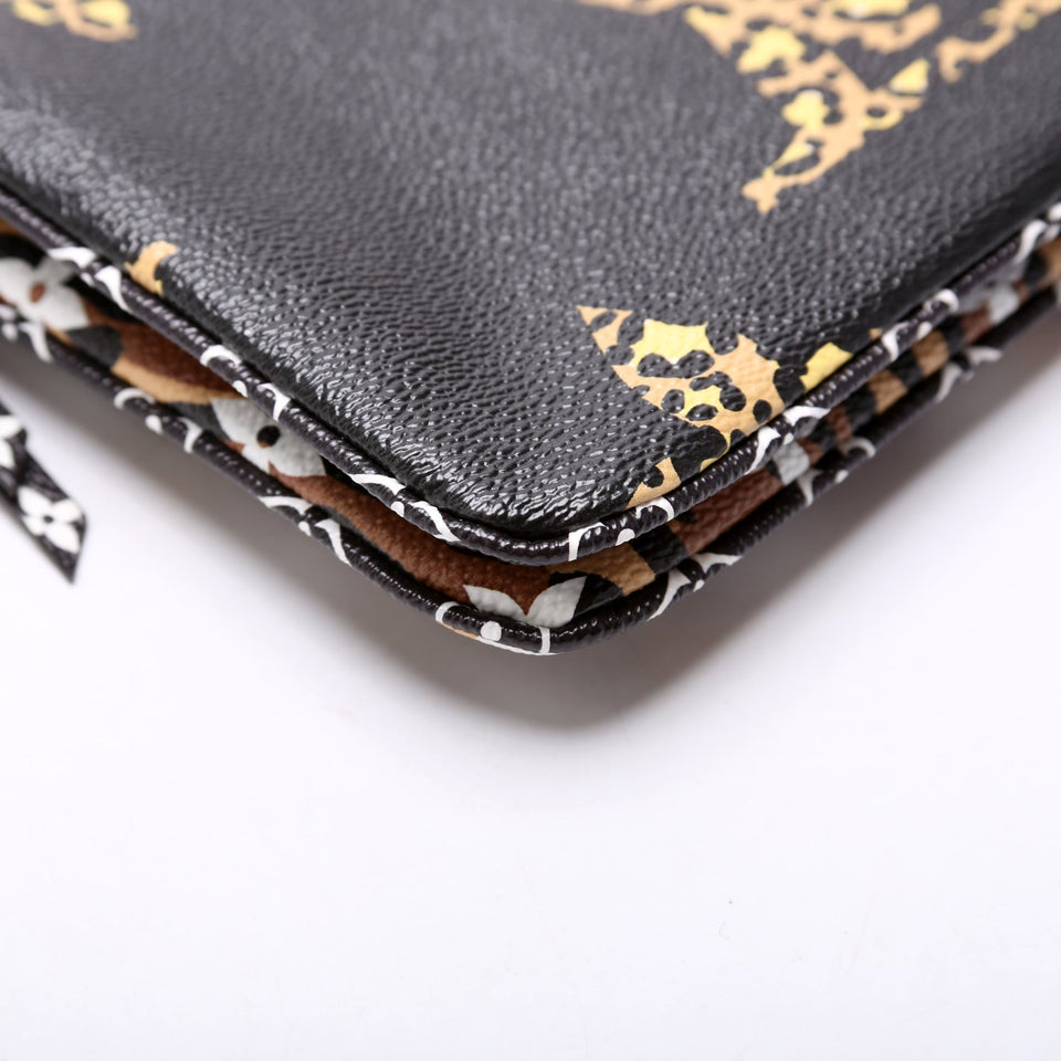 Double Zip Pochette Jungle
