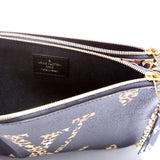 Double Zip Pochette Jungle