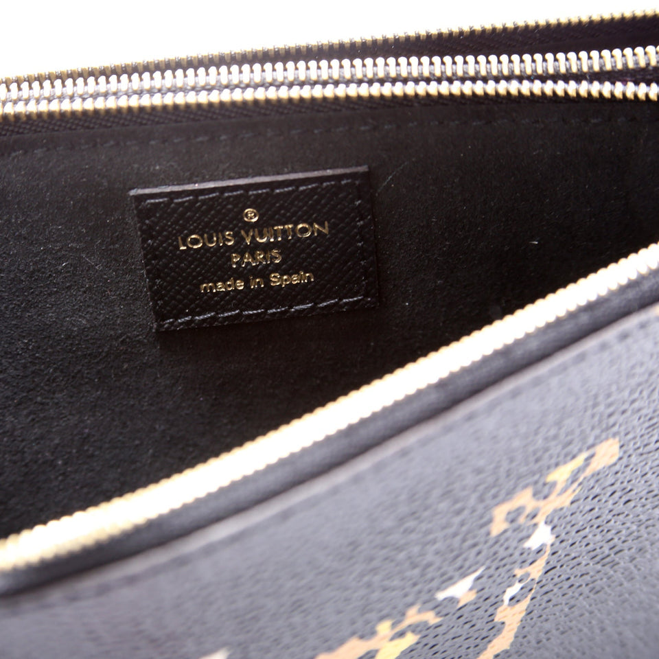 Double Zip Pochette Jungle