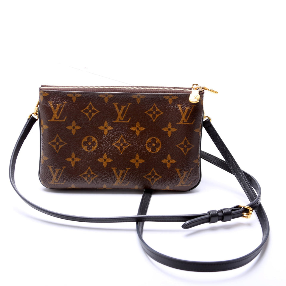 Double Zip Pochette Giant Reverse Monogram