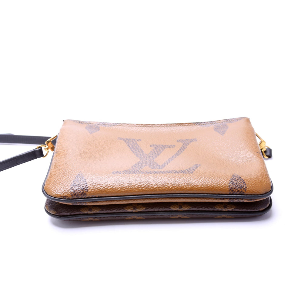 Double Zip Pochette Giant Reverse Monogram
