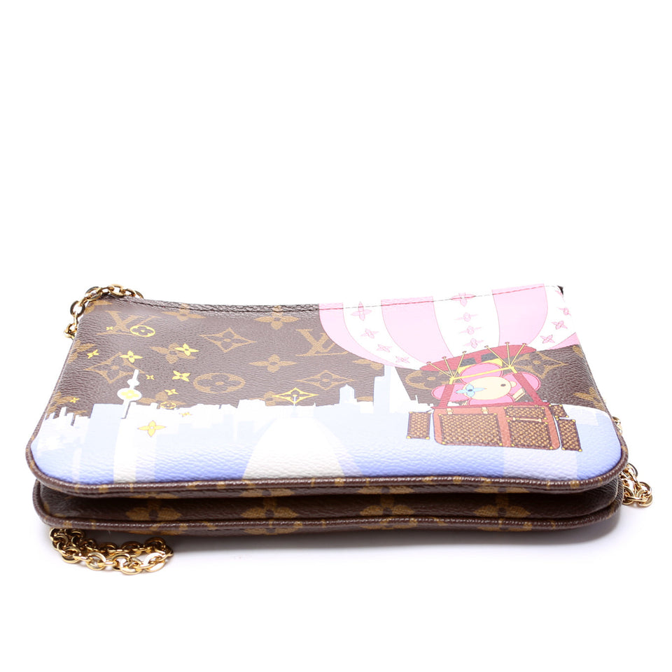 Double Zip Pochette Xmas 2019 Animation Monogram