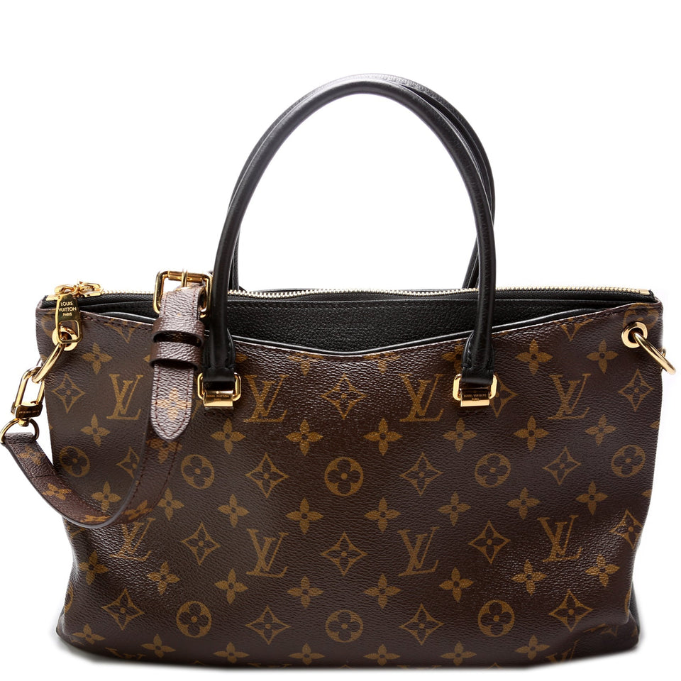 Pallas Tote Monogram Leather Side