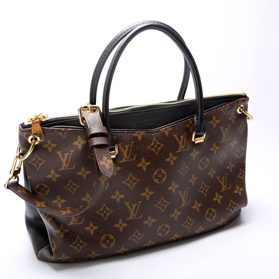Pallas Tote Monogram Leather Side