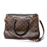 Pallas Tote Monogram Leather Side