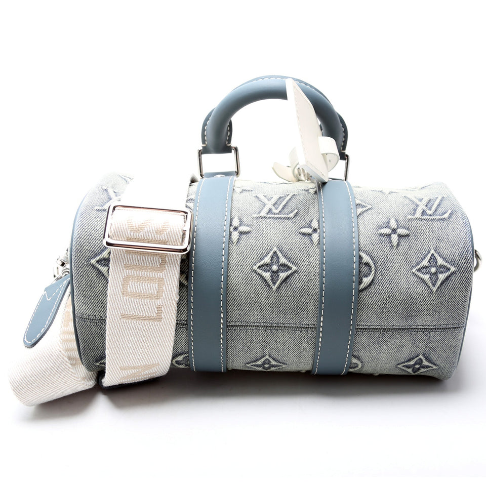 Keepall 25 W/Strap Denim Monogram