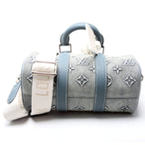 Keepall 25 W/Strap Denim Monogram