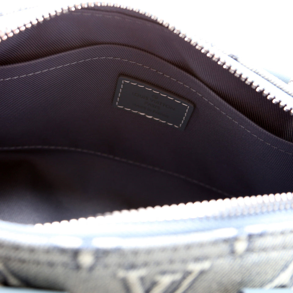 Keepall 25 W/Strap Denim Monogram