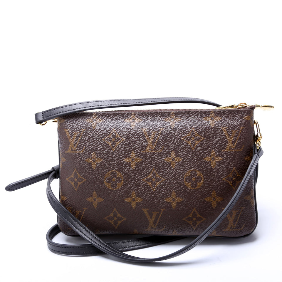 Double Zip Pochette Giant Reverse Monogram