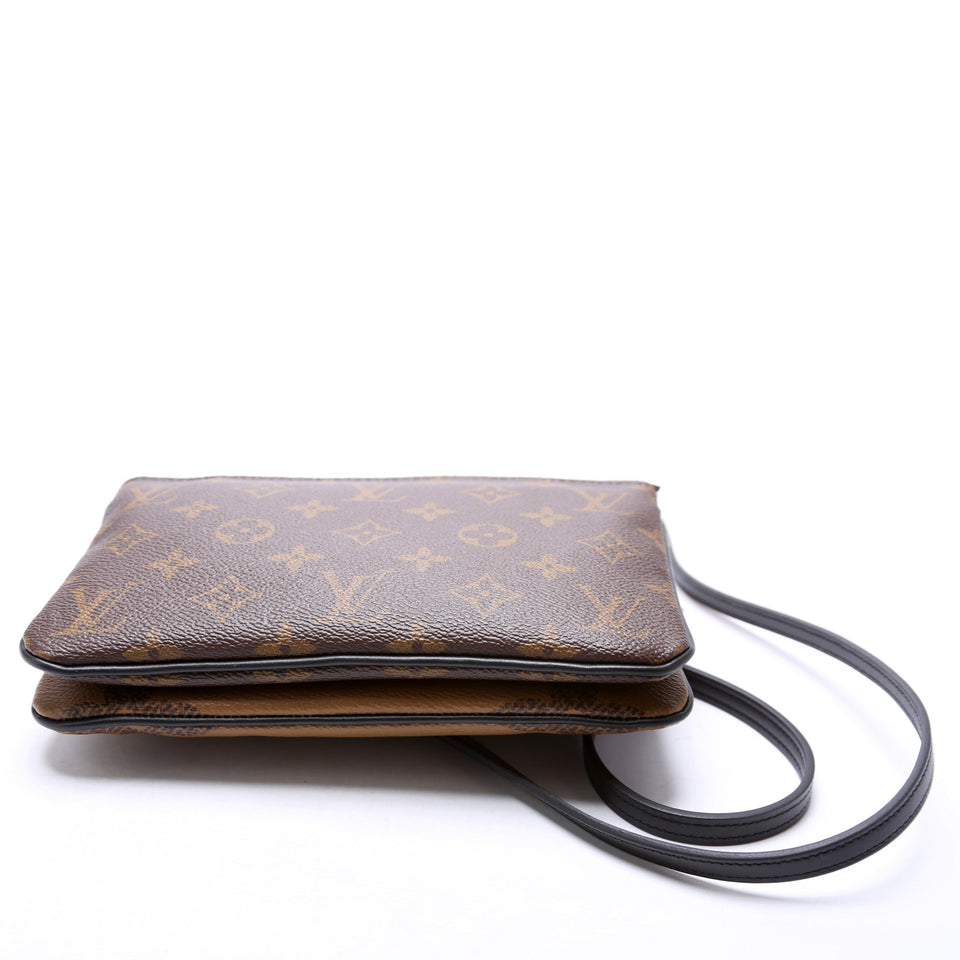 Double Zip Pochette Giant Reverse Monogram