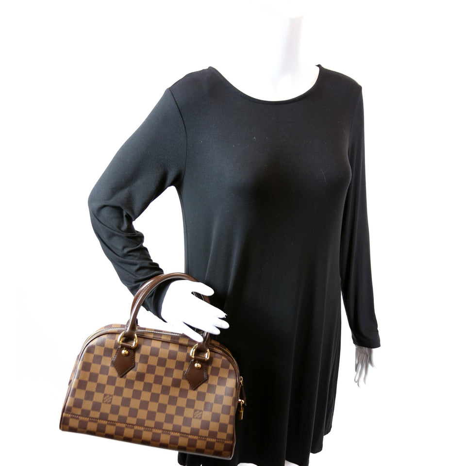 Duomo Top Handle Bag Damier Ebene