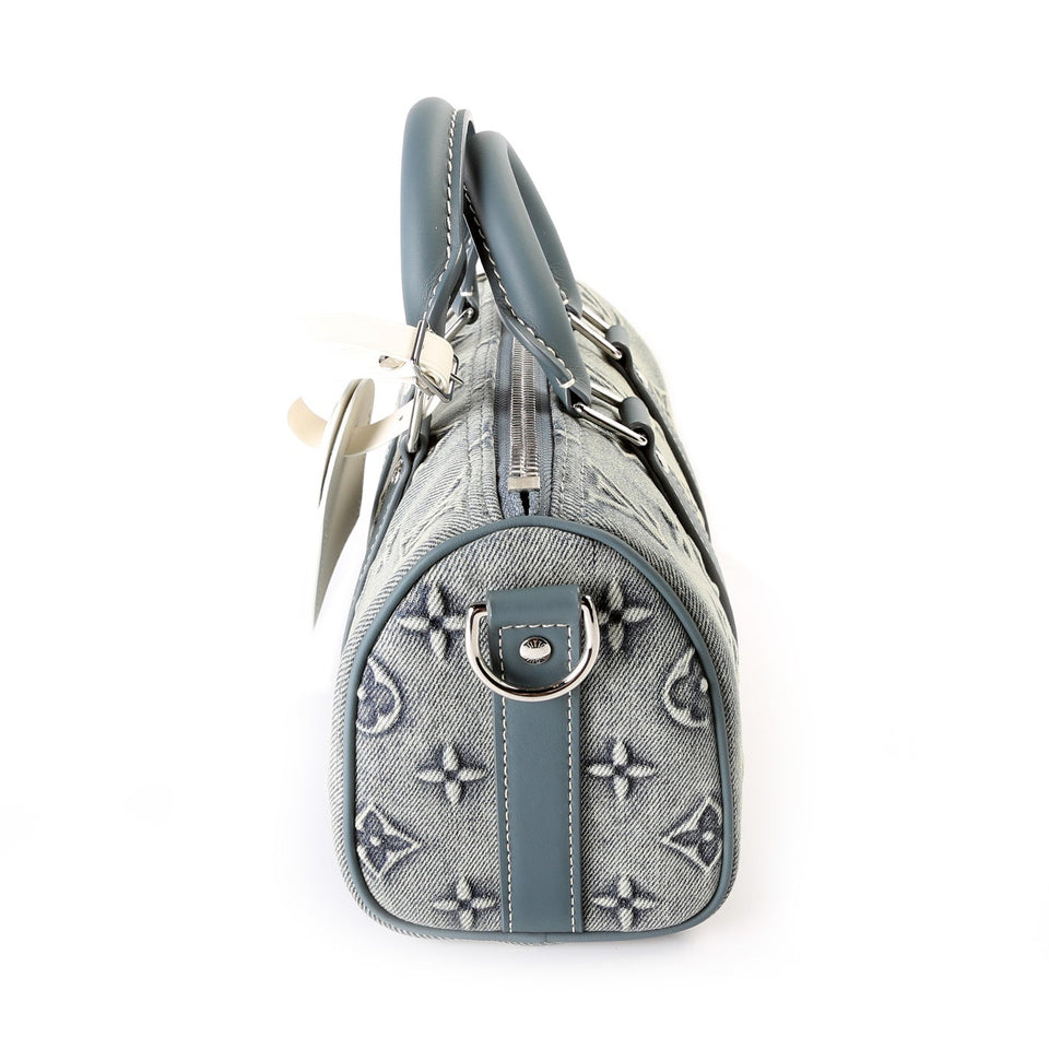 Keepall 25 W/Strap Denim Monogram