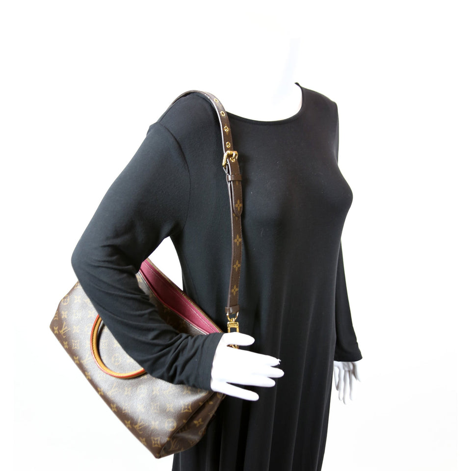 Pallas Tote Monogram Canvas Side