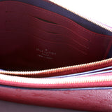 Double Zip Pochette Empreinte