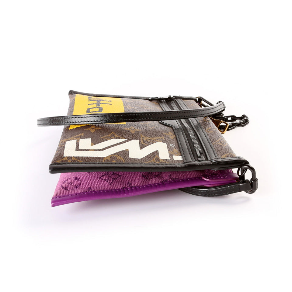 Double Flat Messenger Monogram