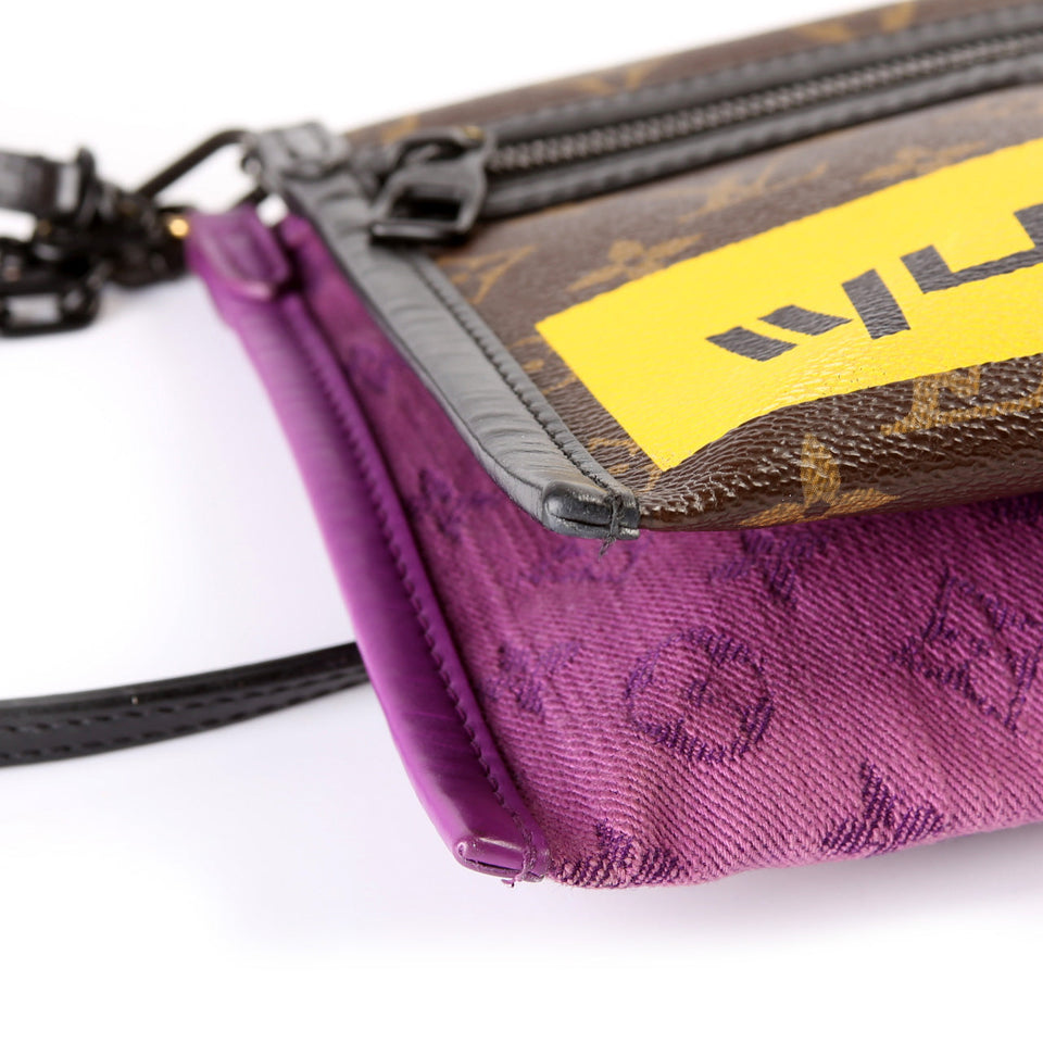 Double Flat Messenger Monogram