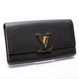 Capucines Wallet Large Black