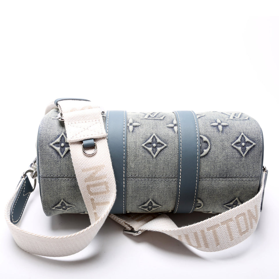 Keepall 25 W/Strap Denim Monogram
