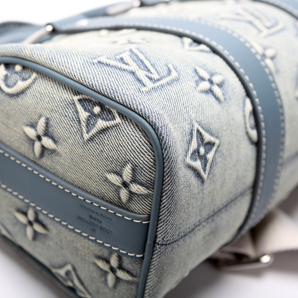 Keepall 25 W/Strap Denim Monogram