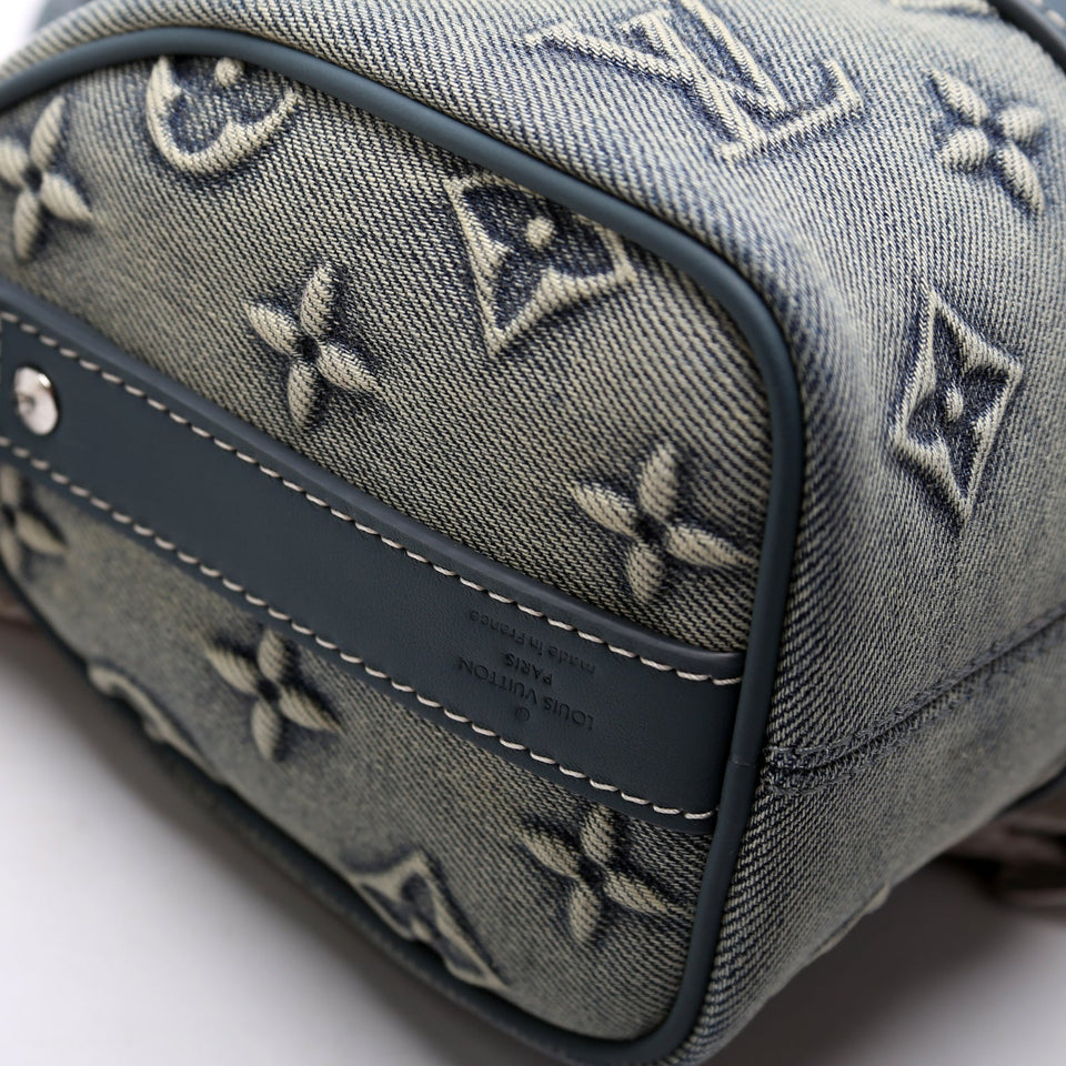 Keepall 25 W/Strap Denim Monogram