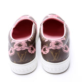 Monogram Chain Slip On Sneakers Size 36.5