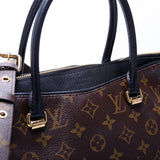 Pallas Tote Monogram Leather Side