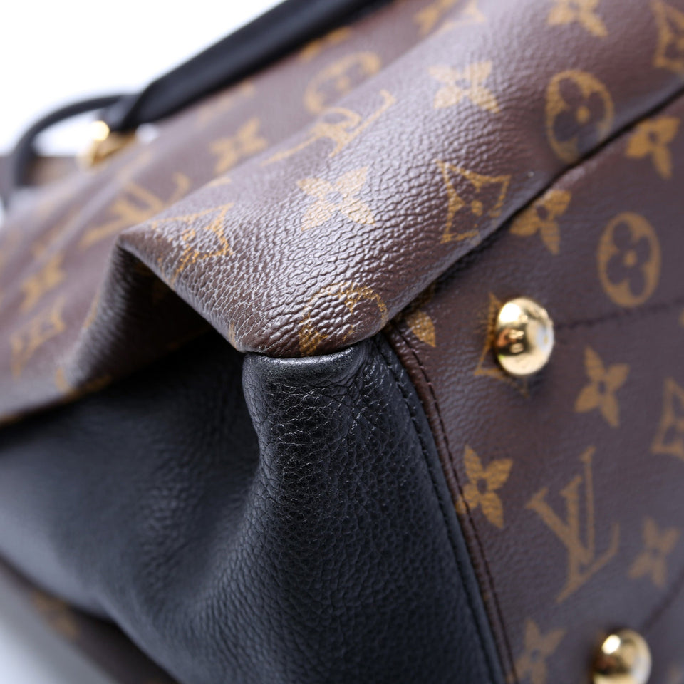 Pallas Tote Monogram Leather Side
