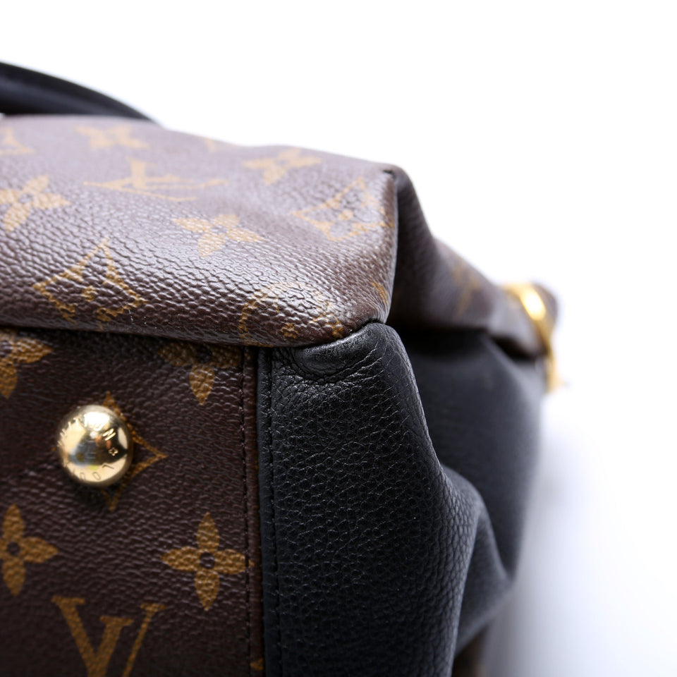 Pallas Tote Monogram Leather Side