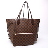 Neverfull W/Wallet MM Damier Ebene