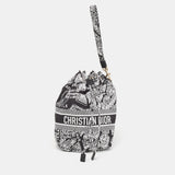 Black/White Plan De Paris Nylon Diortravel Pouch