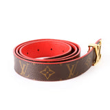 LV Initiales 30MM Reversible Leather/Monogram Belt Size 90/34