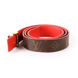 LV Initiales 30MM Reversible Leather/Monogram Belt Size 90/34