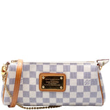 Eva Clutch Damier Azur