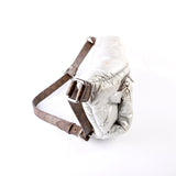 Maxi Bumbag Pillow Monogram Silver