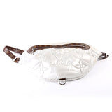 Maxi Bumbag Pillow Monogram Silver