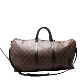 Keepall 55 Bandouliere Macassar Monogram
