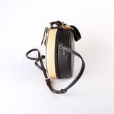 Petite Boite Chapeau Calfskin Tan/Black