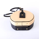 Petite Boite Chapeau Calfskin Tan/Black