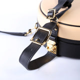 Petite Boite Chapeau Calfskin Tan/Black