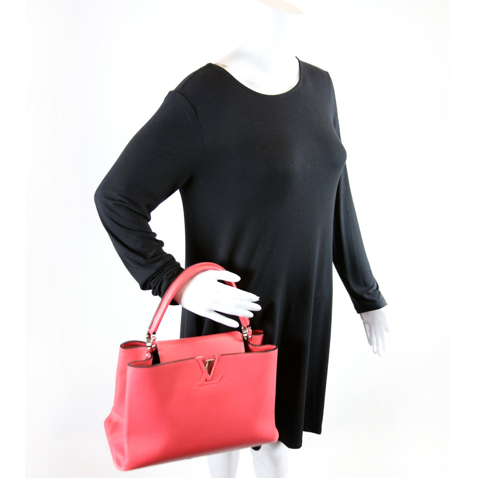 Capucines MM Taurillon Pink