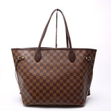 Neverfull W/Wallet MM Damier Ebene Pink