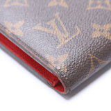 Adele Wallet Monogram Red