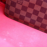 Neverfull W/Wallet GM Damier Ebene Red