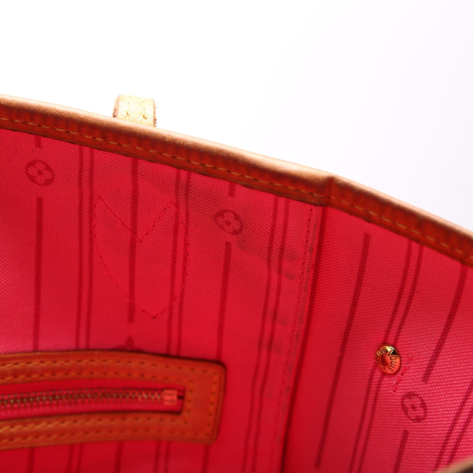 Neverfull MM Monogram Roses Pink