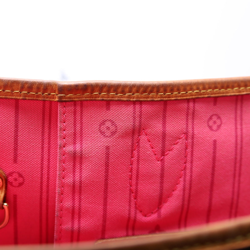 Neverfull MM Monogram Roses Pink