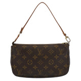 Louis Vuitton Pochette Accessoire  Canvas Clutch Bag