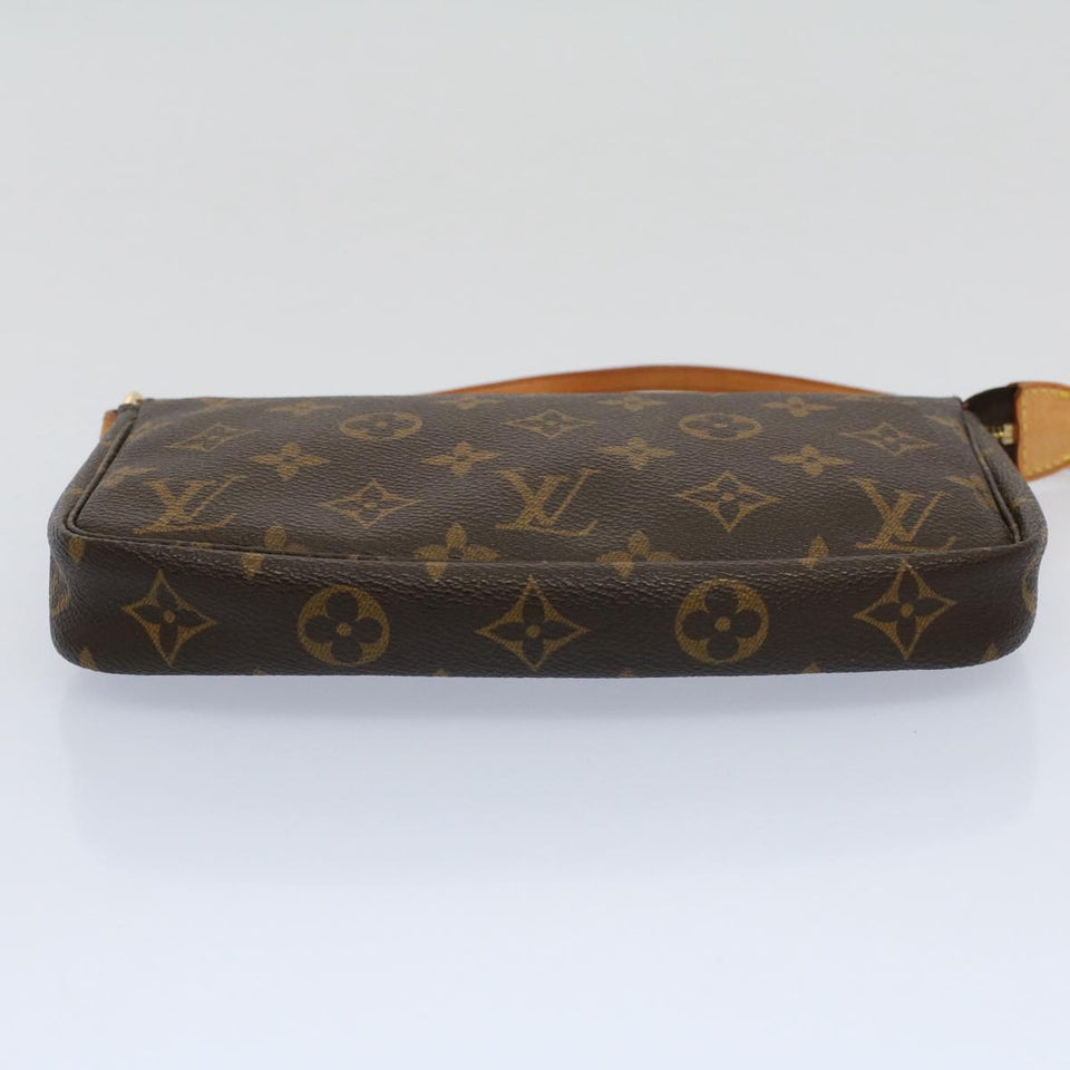 Louis Vuitton Pochette Accessoire  Canvas Clutch Bag