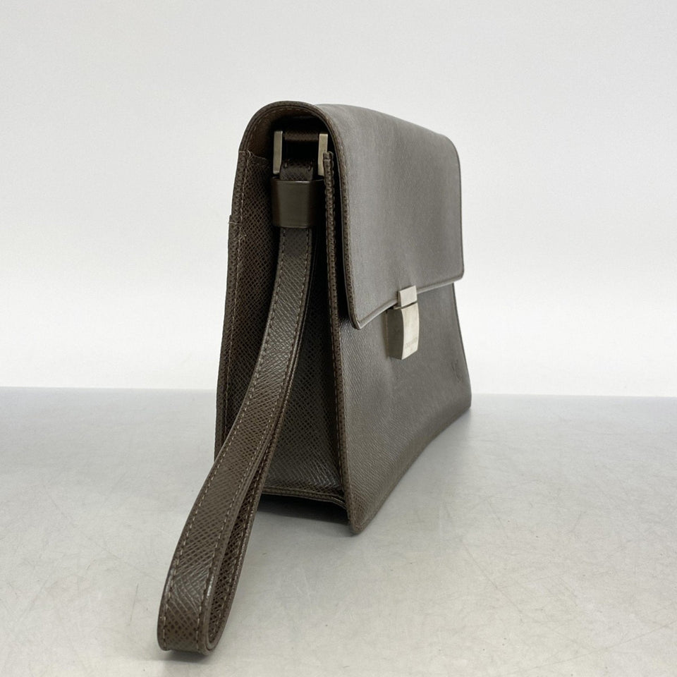 Louis Vuitton Selenga  Leather Clutch Bag