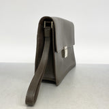 Louis Vuitton Selenga  Leather Clutch Bag